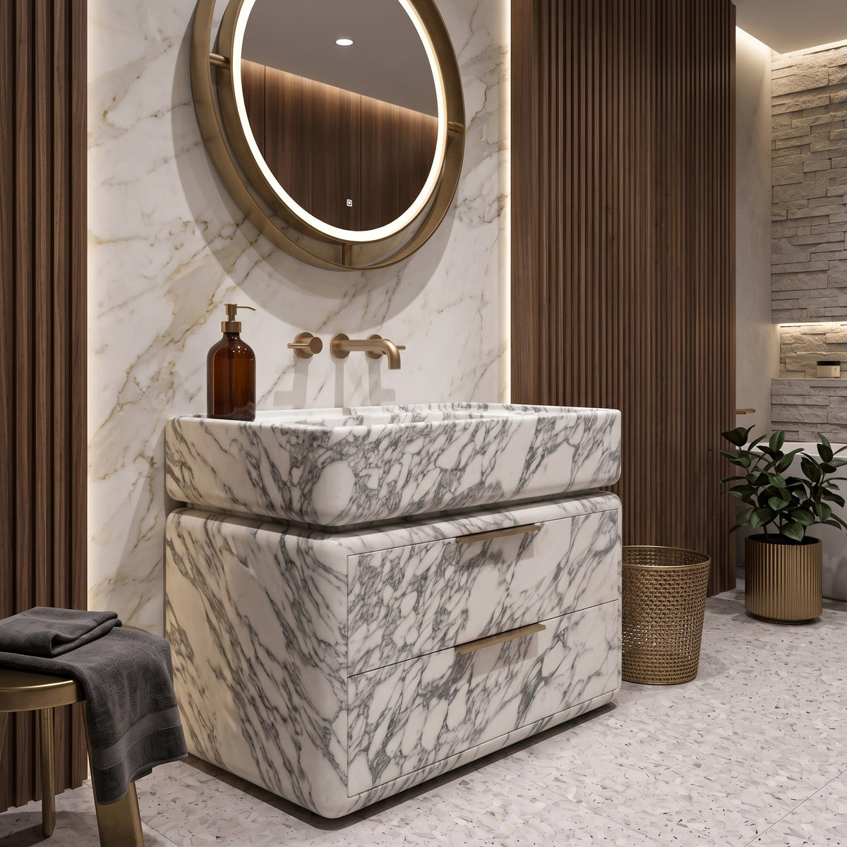 Classical Double Drawer Vanity