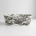 Calacatta Viola Freestanding Bathtub - Tapered